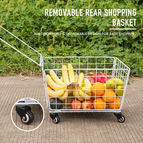 VIRIBUS Adult Tricycles for Women, Single Speed Tricycle for Adults with Front & Rear Detachable Wheeled Baskets, 3 Wheel Bikes for Adults Seniors 1 Speed, 400 lb. Capacity Three Wheeler, 26 in. in Kuwait