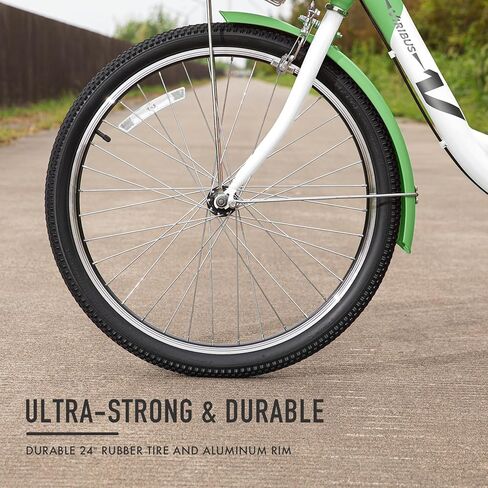 VIRIBUS Adult Tricycles for Women, Single Speed Tricycle for Adults with Front & Rear Detachable Wheeled Baskets, 3 Wheel Bikes for Adults Seniors 1 Speed, 400 lb. Capacity Three Wheeler, 26 in. in Kuwait