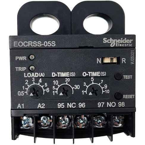 A1SupplyPro EOCR SS-05S Over Current Relay Compatible with Schneider Motor Protector EOCRSS-05S 220V AC 0.5-6A in Kuwait