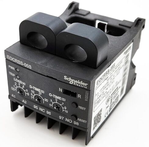 A1SupplyPro EOCR SS-05S Over Current Relay Compatible with Schneider Motor Protector EOCRSS-05S 220V AC 0.5-6A in Kuwait
