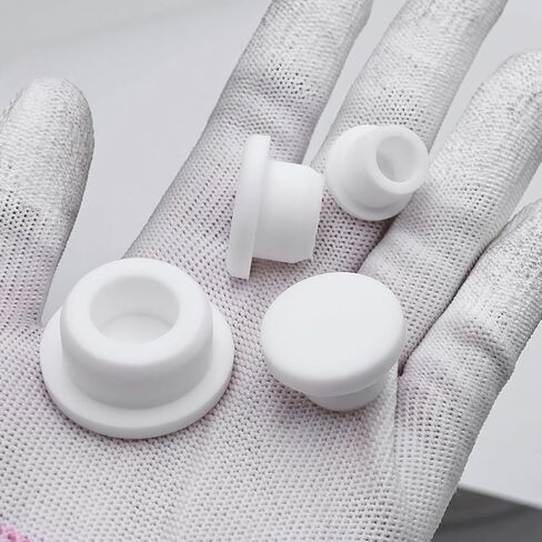 24 PCS Bathtub Jet Covers 4 Sizes Silicone Hole Plug Fit 12mm 14mm 16mm 22-23mm Bathtub Hole, Round Waterproof Bathtub Plug White Tube Plugs Soft Flexible Reusable End Covers in Saudi Arabia