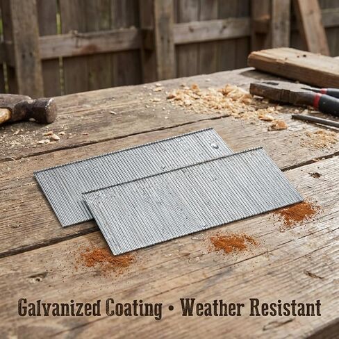 مسامير تشطيب احترافية مقاس 16، مسامير تشطيب مستقيمة من الفولاذ المجلفن مقاس 2 بوصة (50 مم) لمسامير تشطيب هوائية وكهربائية - عدد 1600 مع تغليف آمن in Kuwait