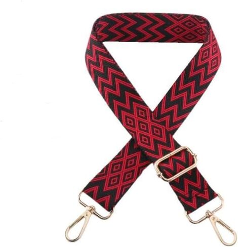 Adjustable Waist Strap for Djembe African Hand Drum, African Hand Drum Belt Strap, Percussion Instruments Belt Accessory (black red) in Kuwait