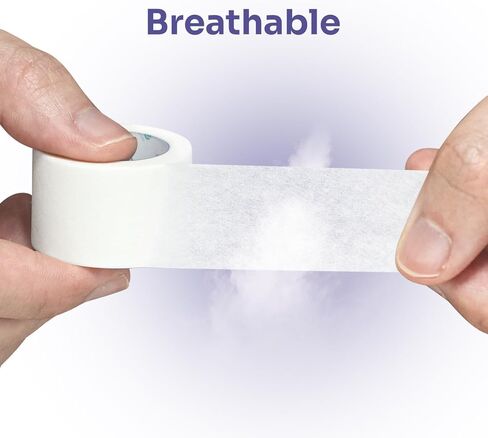 Conkote Paper Surgical Tape 4 Rolls, 1" x 10 Yards Medical Paper Tape for Wound Care Latex-Free & Hypoallergenic Soft Gauze Tape in Kuwait