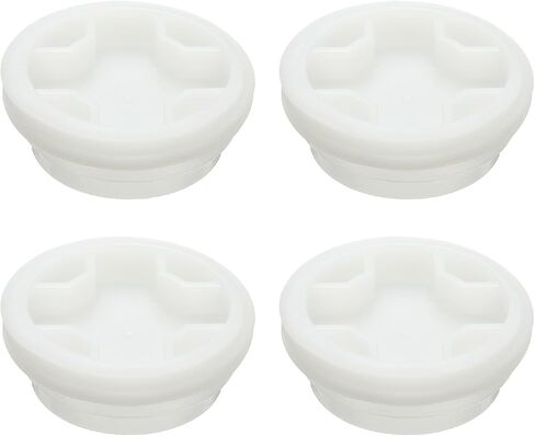 uxcell 4Pcs Bung Cap, 2 11/16'' Plastic Bung Hole Caps, Coarse Thread Drum Hole Cap with Gasket for 55 Gallon Plastic Drums, Fuel Tank, Household Bucket and Oil Tank in Saudi Arabia