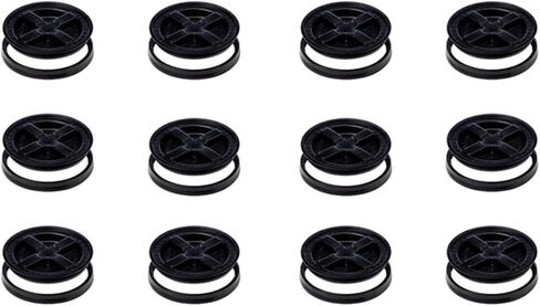 5 Gallon Black Gamma Seal Lids -12 Pack in Kuwait