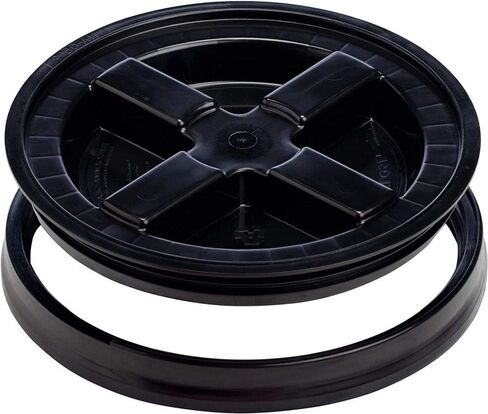 5 Gallon Black Gamma Seal Lids -12 Pack in Kuwait