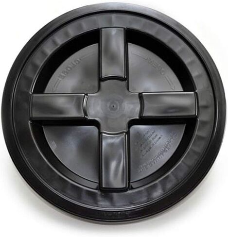 5 Gallon Black Gamma Seal Lids -12 Pack in Kuwait