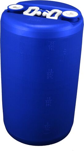 20 Gallon Emergency Water Storage Drum, Blue - New! - Boxed! in Kuwait