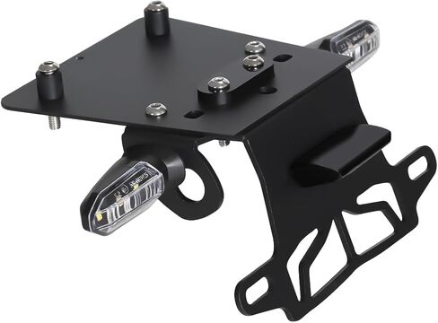 Fender Eliminator Compatible with MSX 125 GROM 2022-2025 Rear Tail Tidy License Plate Holder LED Light Turn Signals Indicator (Smoke) in Saudi Arabia