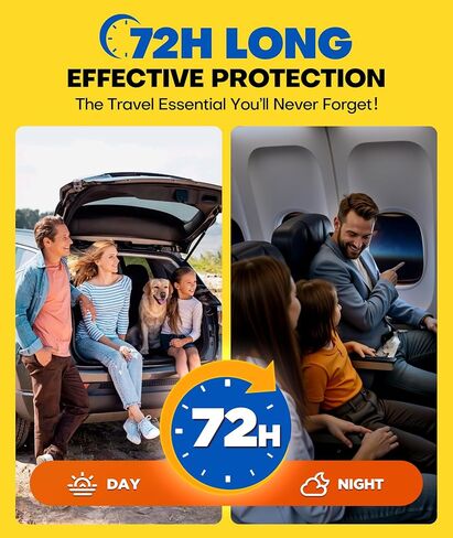 FILLOVE 52ct Motion Sickness Patches Non-Drowsy, 72H Lasting Sea Sickness Patches Cruise Essentials 2026, 100% Natural Motion Sickness Patch Travel Essentials for Car Airplane Ship Altitude Sickness in Kuwait