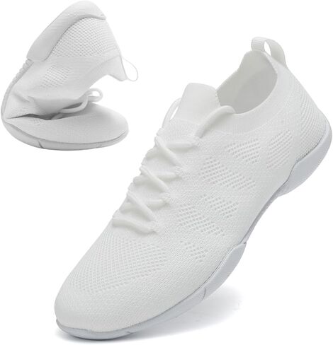 Cheer Shoes Black Women Cheerleading Dance Sneakers Girls Youth Flexible Traning Competition Shoes in Kuwait