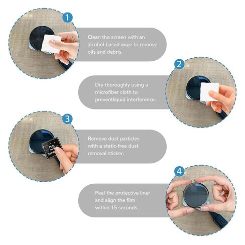 AQKILO Screen Protector Compatible with EKO CORE 500 Electronic Stethoscope, Full-Cover Anti-Scratch, HD Clear, Resistant to Bubbles and Edge Lifting, 2 Pack in Saudi Arabia