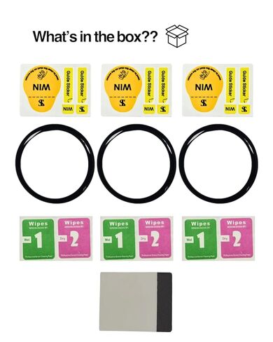 3 Pack Full-Coverage 3D Curved Screen Protectors for EKO CORE 500™ Digital Stethoscope, HD Transparent, Bubble-Free Screen Protectors, Providing 360-Degree All-Around Protection in Kuwait