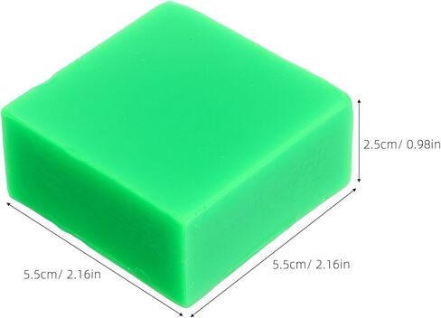 Luxshiny Skateboard Wax for Speed Increase and Wear Resistance, Hard Type in Fruit Green, Skateboard Maintenance Accessory for Land Skateboarding in Saudi Arabia