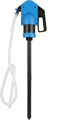 Upgrade Lever Action Drum Pump,55 Gallon Manual Barrel Pump for DEF,High Viscosity Oils,Chemicals,Antifreeze,Gasoline,Includes 6.56 ft of 3/4"Corrugated Hose,1 Pint/Stroke in Saudi Arabia