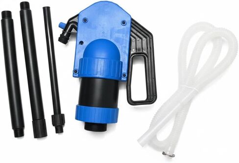 Upgrade Lever Action Drum Pump,55 Gallon Manual Barrel Pump for DEF,High Viscosity Oils,Chemicals,Antifreeze,Gasoline,Includes 6.56 ft of 3/4"Corrugated Hose,1 Pint/Stroke in Saudi Arabia