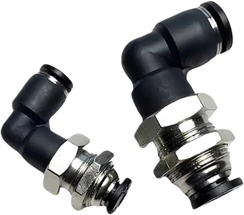 قسم PM PLM الكوع المستقيم من خلال اللوحة الهوائية موصل سريع PMM بوصة الأنابيب 5/32 "1/4" 5/16 "3/8" 1/2 "PU خرطوم القصبة الهوائية (PM-1l2) in Kuwait