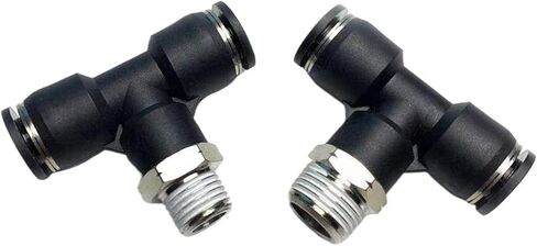 هوائي سريع موصل بوصة بو أنابيب هواء 1/4 "5/16" 3/8 "1/2" PB تي شيرت خيط خارجي BSPT1/8 1/4 3/8 1/2 PB1/4-02 3/8-03(PB 1l2-PT1l4) in Kuwait