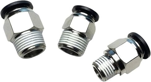 هوائي موصل سريع موضوع خارجي PT1/8 1/4 3/8 1/2 بوصة الأنابيب 5/16 1/4 3/8 1/2 بوصة بولي خرطوم خرطوم هواء الأنابيب PC1/4-02 PC3/8-03 (PC 3l8-PT3l8) in Kuwait