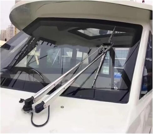 Marine Boat Rear Window Heating Wiper Windshield Spraying Blade Magnetic Arm Rain Snow in Kuwait