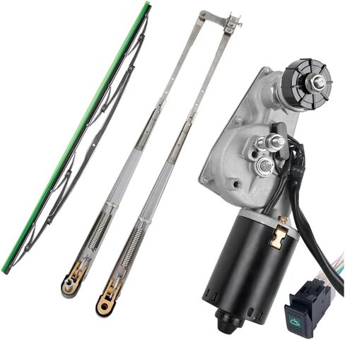 Marine Windshield Wiper Motor Kit 12V 24V Adjustable Yacht Boat System With Arm and Blade in Kuwait