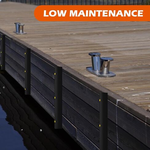 2 Pack D-Shape Dock Bumper – Rubber Corner Guard Strip, Heavy Duty Impact Protector, Garage Wall, Boat Dock, Loading Bay in Saudi Arabia