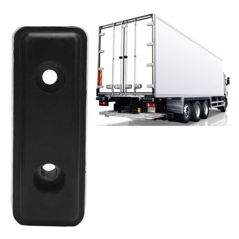 Rubber Dock Buffer, Black Molded Rectangle Trailer Ramp Door Bumper Impact Protector for RV Marine Boat Dock Cargo Trailer in Saudi Arabia