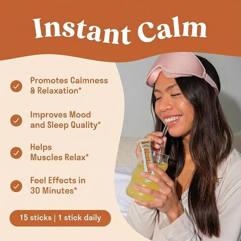 Mood Jooce Noble Kava Drink Mix - Cortisol Reducer with Kava Kava - Anxiety, Sleep & Mood Support Supplement - No Sugar - Vegan - Pineapple Mango Flavor - 15 On-the-Go Packets in Saudi Arabia