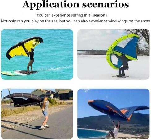 Inflatable Hydrofoil Board,Handheld Surf Sail,Inflatable Surfing Wing,Kitesurfing Wing Windsurfing with Window,for Water Sports Kiteboard Surf in Saudi Arabia
