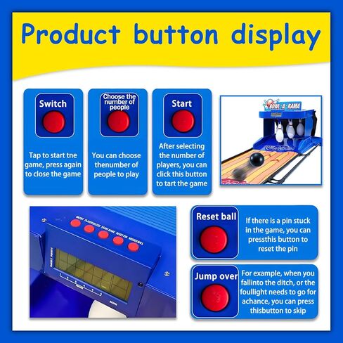 Home Bowling Alley - Electric Bowling Machine with LED Scoreboard, Automatic Lighting & Sound Effects, Fun Indoor Game for Kids & Adults, 3.5m/11.5ft in Saudi Arabia