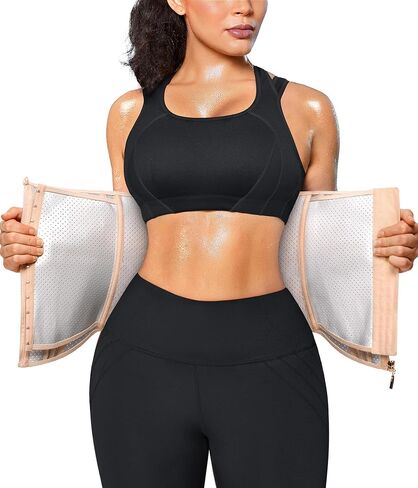 Junlan Sweat Waist Trainer for Women - Corset Sweat Band for Working Out in Saudi Arabia