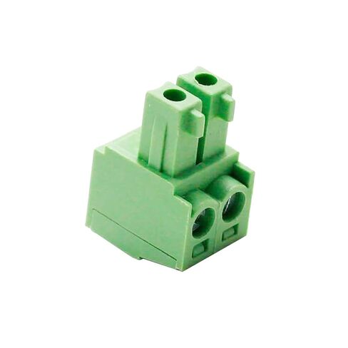 20 pcs 2 Pin KF2EDG 3.81mm Pitch Pluggable PCB Angle Screw Terminal Block Plug Connector Socket Panel Mount DIY in Saudi Arabia