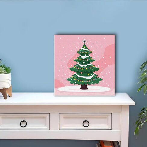 LOMSIOY Frame Paint by Number Kit for Adults, DIY Easy Puppy Oil Painting with Brushes, Hooks - Animal Framed Art Kits for Beginners - Suitable for Bedroom, Wall, Door Decor (8x8 Inch) in Kuwait