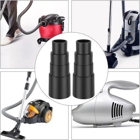 6Pcs Vacuum Cleaner Adapter Vacuum Hose Adapter Professional Extraction Hose Adaptor Replacement Reusable 23/30 / 34 / 35mm for Tool in Saudi Arabia