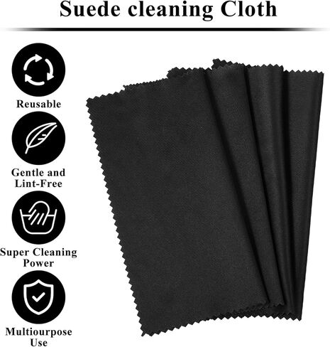 Flute Cleaning Kit, Flute Cleaning Rod with 4 pcs Flutes Cleanings Cloth FluteCleaner with Flutess Polishing Cloth Flutes Cleanings Tools for Flutess Maintenance (Black) in Saudi Arabia