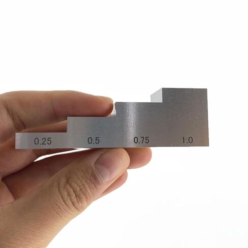 Ultrasonic Thickness Gauge Calibration Block 4 Step Calibration Block with 0.25" 0.5" 0.75" 1" 304 Stainless Steel for Thickness and linearity in NDT Testing in Saudi Arabia