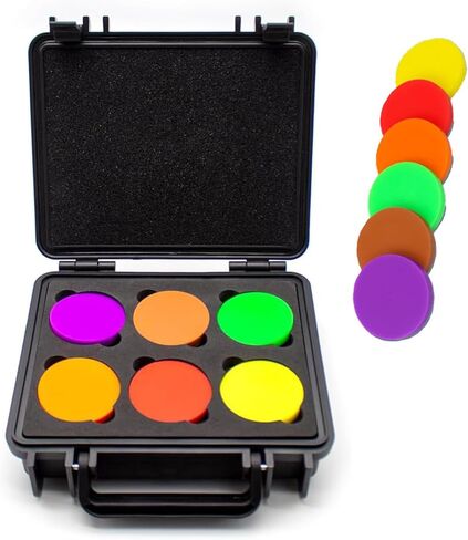 6 قطع من كتلة اختبار صلابة Shore A، جهاز اختبار صلابة المطاط، مع صندوق تخزين، كتلة اختبار التحمل للمطاط الناعم، المطاط الصناعي، PVC، الراتنج، البوليستر، البكرات والجلود in Kuwait