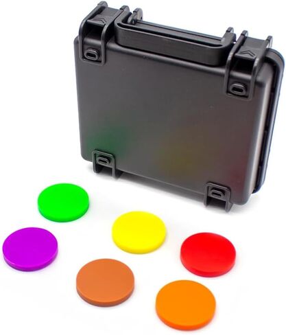 6 قطع من كتلة اختبار صلابة Shore A، جهاز اختبار صلابة المطاط، مع صندوق تخزين، كتلة اختبار التحمل للمطاط الناعم، المطاط الصناعي، PVC، الراتنج، البوليستر، البكرات والجلود in Kuwait