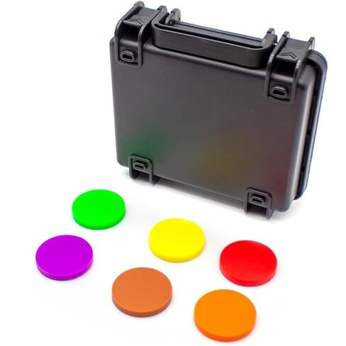 Shore Hardness Block, 6Pcs Type A Plastic Rubber Hardness Tester, Round Standard Block Kit, with Storage Box, for Rubber Hardness Test in Saudi Arabia