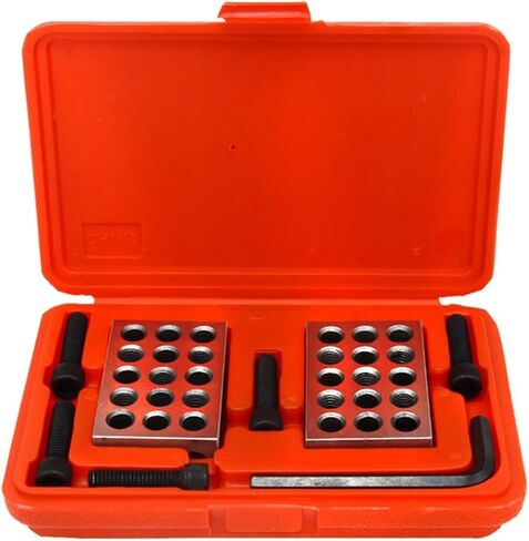 Precision Block 1-2-3 Inch Size Clamping Block Set Metric Size 2pcs 23 Holes Parallel Blocks Precise Measurements in Saudi Arabia