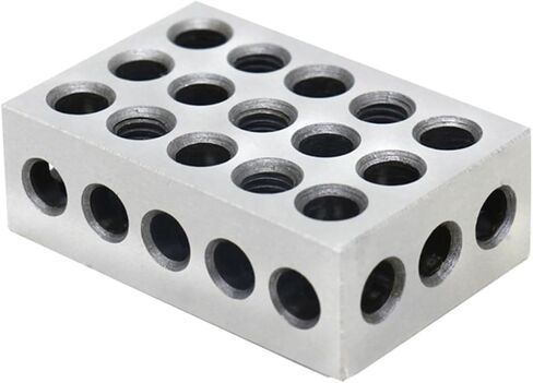 Precision Block 1-2-3 Inch Size Clamping Block Set Metric Size 2pcs 23 Holes Parallel Blocks Precise Measurements in Saudi Arabia