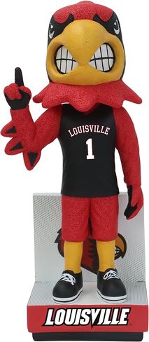 Louie The Cardinal Louisville Cardinals Basketball Black Jersey Bobblehead College in Saudi Arabia