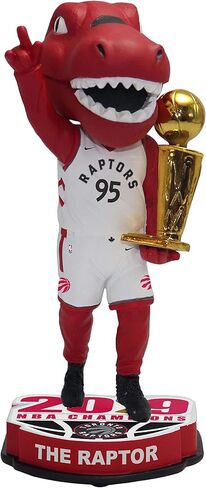FOCO 2019 NBA Champions The Raptor (Toronto Raptors) Mascot 8" Bobblehead by FOCO in Saudi Arabia