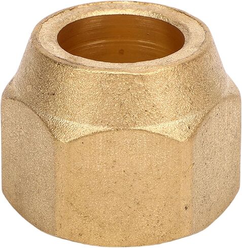 Buachois 3/4in Brass Flare Nut, High Pressure 150PSI Copper Tube Fitting for AC Repair Maintenance Fuel Air Liquid Oil Gas Vacuum Pipelines HVAC Plumbing in Saudi Arabia