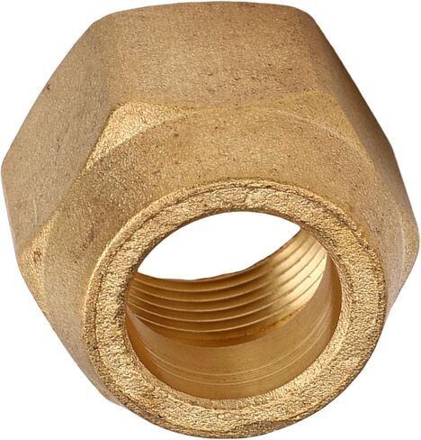 Buachois 3/4in Brass Flare Nut, High Pressure 150PSI Copper Tube Fitting for AC Repair Maintenance Fuel Air Liquid Oil Gas Vacuum Pipelines HVAC Plumbing in Saudi Arabia