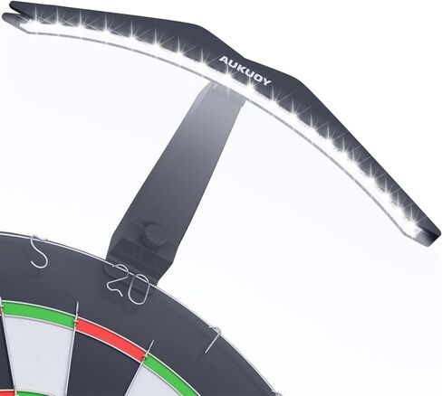 Dart Board Light, Bright LED Dart Board Lights with 3M Power Cord, Professional Dartboard Lighting Accessories - Black in Kuwait