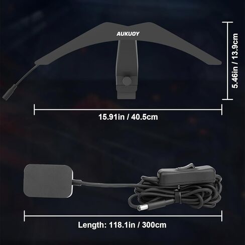 Dart Board Light, Bright LED Dart Board Lights with 3M Power Cord, Professional Dartboard Lighting Accessories - Black in Kuwait