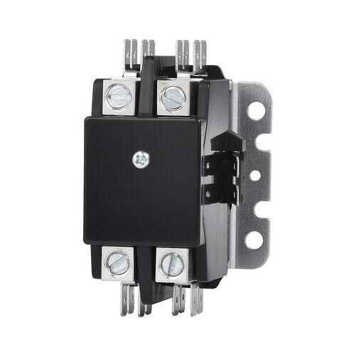 SunLee 2 Pole 40 Amp Contactor 277v Coil UL 2 Pole Lighting Load 50 AMP Contactor يعادل 42CF15AL الصابورة، مشغل LED، موصل نظام الإضاءة التجاري 277V in Kuwait