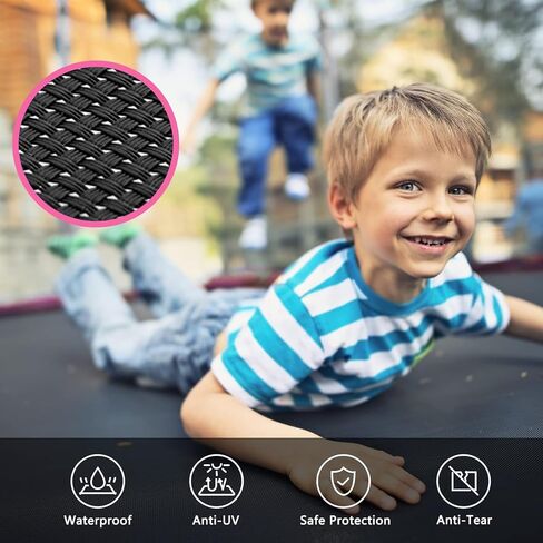 SKOK Trampoline for Kids,400LBS Outdoor Trampoline with Net-ASTM Approved Trampoline for Children and Adults in Saudi Arabia